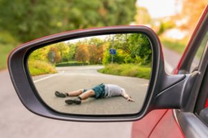 man got hit by car